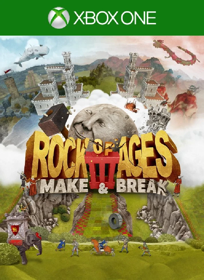 ❗ROCK OF AGES 3: MAKE & BREAK❗XBOX ONE/X|S🔑KEY❗