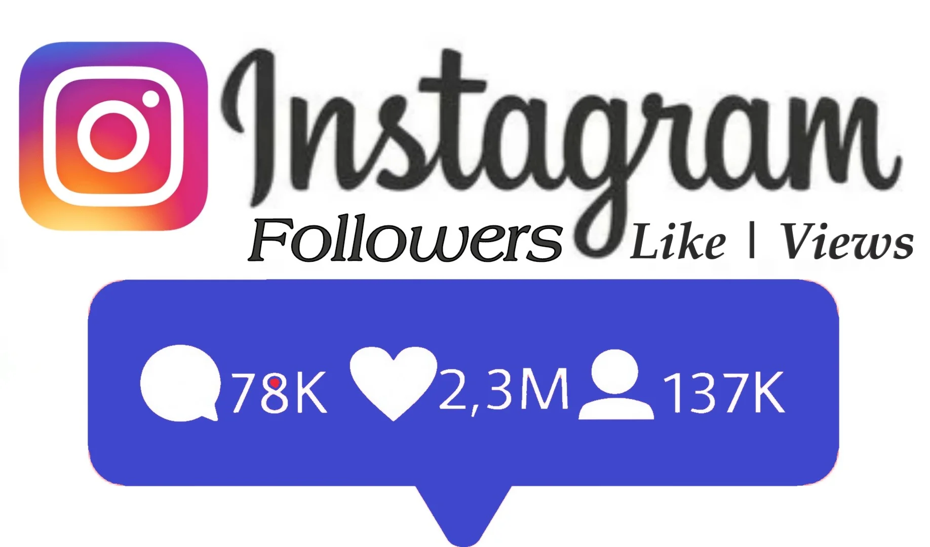  Инстаграм | Просмотры | Нравится | Подписчики