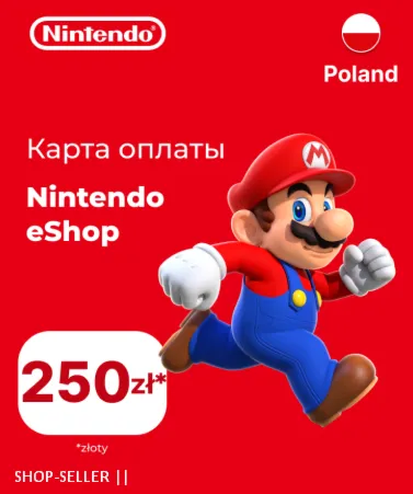 КОД Nintendo eShop - 250zl PLN Польша