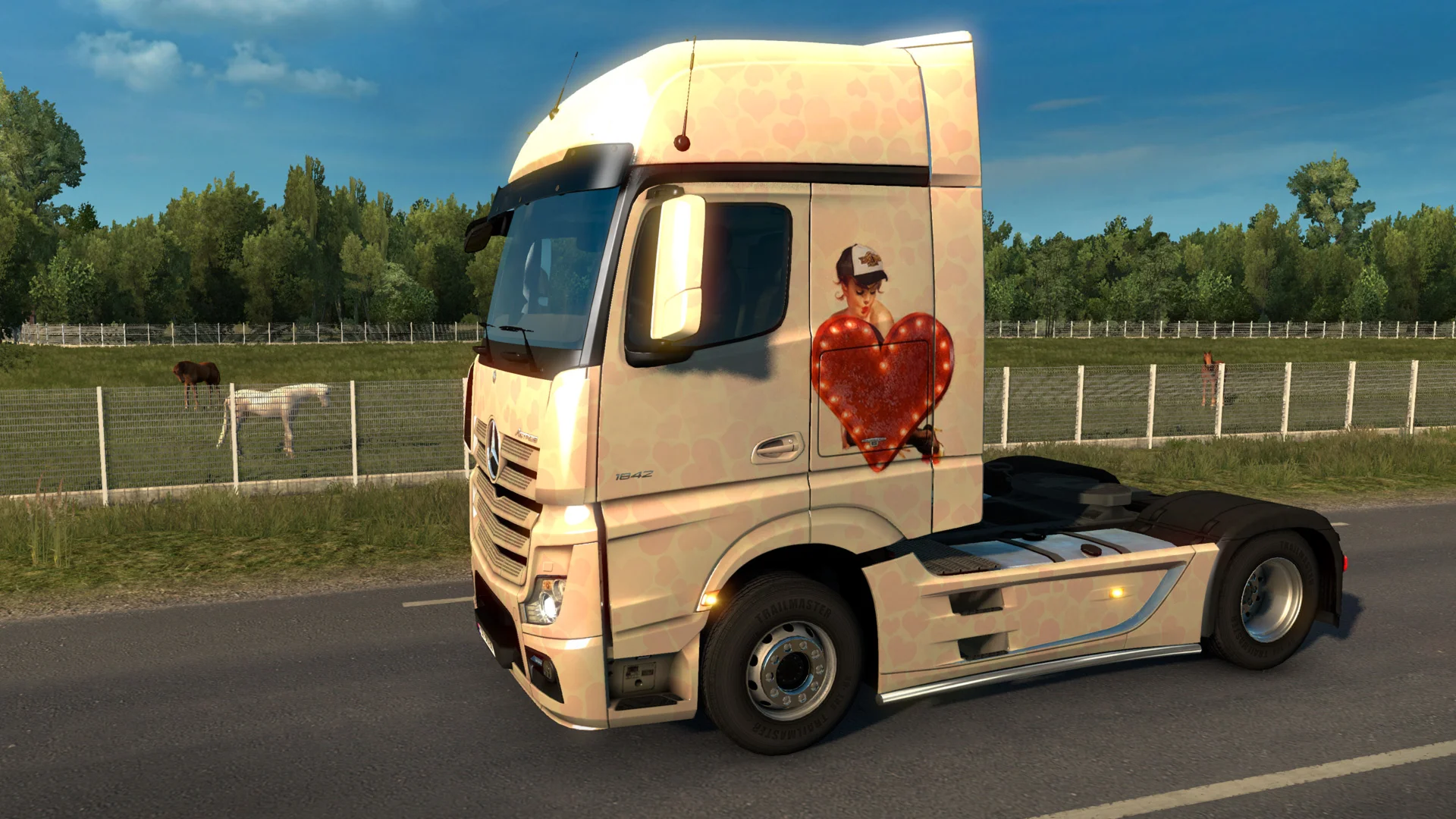 Euro Truck Simulator 2 - Valentine's Paint Jobs Pack