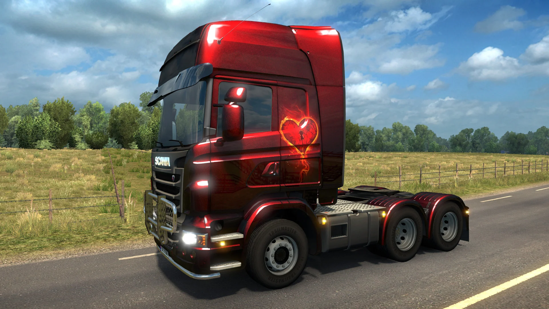 Euro Truck Simulator 2 - Valentine's Paint Jobs Pack