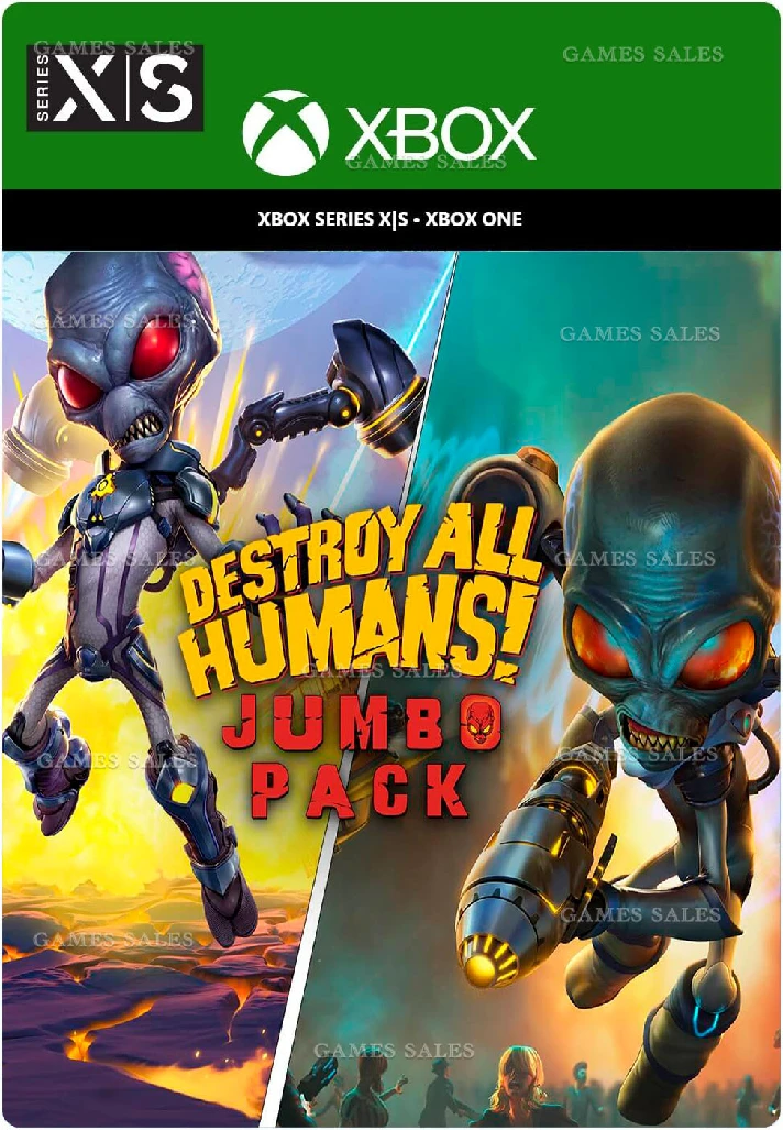 ✅❤️DESTROY ALL HUMANS! - JUMBO PACK❤️XBOX ONE|XS🔑KEY