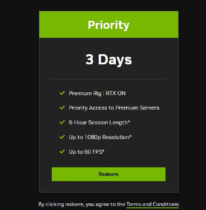 🎮 GeForce NOW 🔑 PRIORITY promo code [3 DAYS]