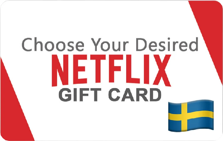 ⭐️GIFT CARD⭐ 🇸🇪 Netflix 25-200 EURO - (Sweden) 🔑