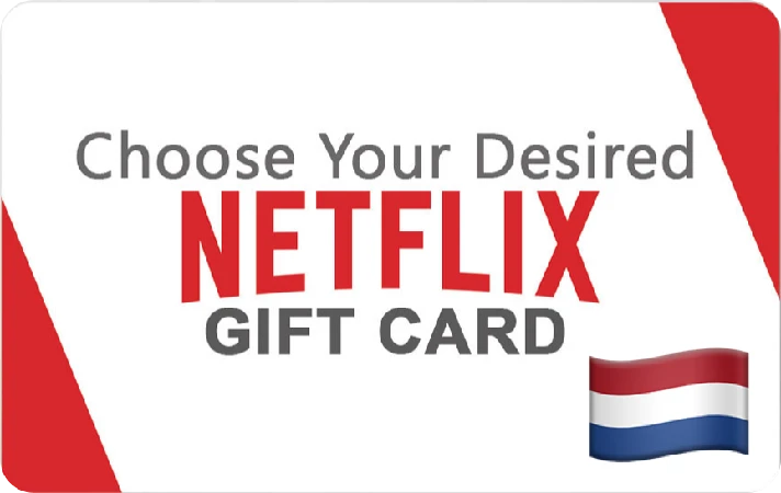 ⭐️GIFT CARD⭐ 🇳🇱 Netflix 25-200 EURO - (Netherland) 🔑