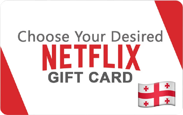 ⭐️GIFT CARDS⭐ 🇬🇪 Netflix Gift Card (Georgia)🔑