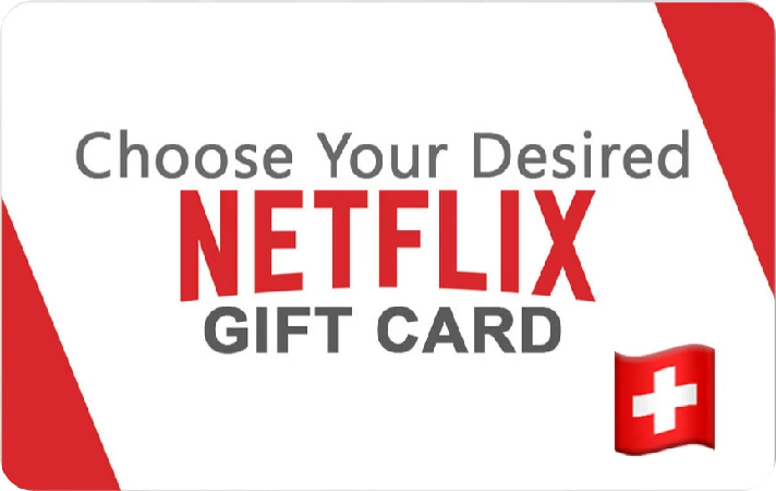 ⭐️GIFT CARD⭐🇨🇭 Netflix 80-240 CHF (Switzerland) 🔑