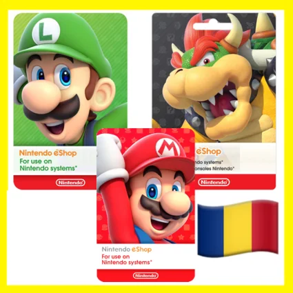 ⭐ ️ВСЕ КАРТЫ ⭐ 🇷🇴Nintendo Gift Card 15-150 EUR (Румыния)