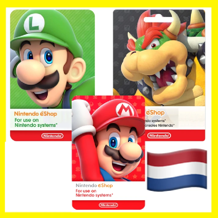 ⭐️GIFT CARD⭐🇳🇱Nintendo eShop 15-150 EURO Netherlands