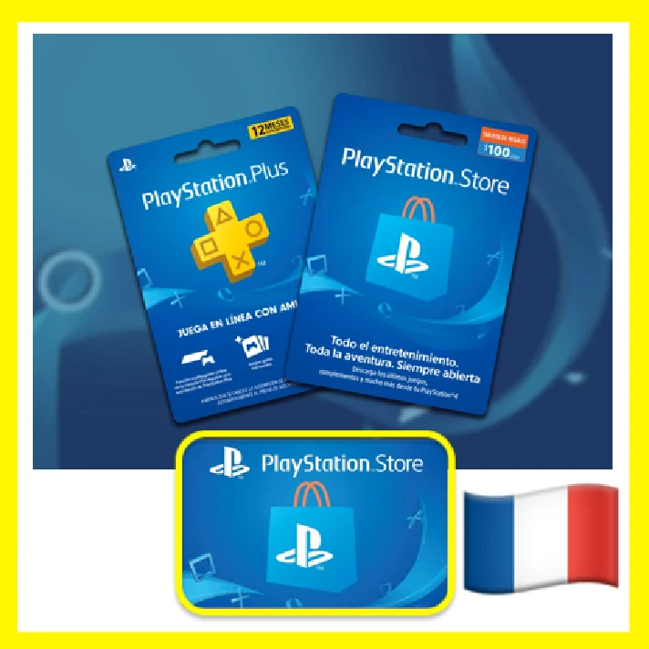 ⭐️Gift CARDS⭐🇫🇷 PSN 20-300 EURO (France) PSN France