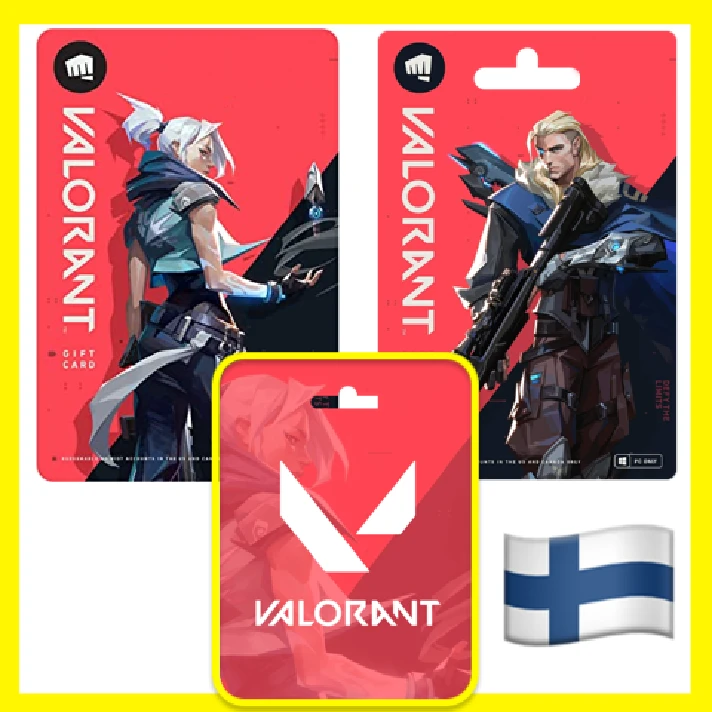 ⭐️GIFT CARD⭐🇫🇮 Valorant Points 1000-22000 VP Finland