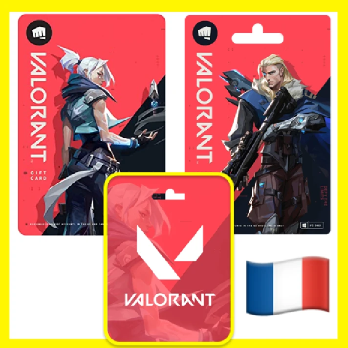 ⭐️GIFT CARD⭐🇫🇷 Valorant Points 1000-22000 VP (France)