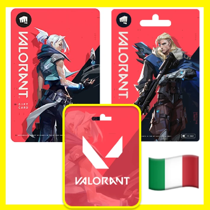 ⭐️GIFT CARD⭐🇮🇹 Valorant Points 1000-22000 VP (Italy)