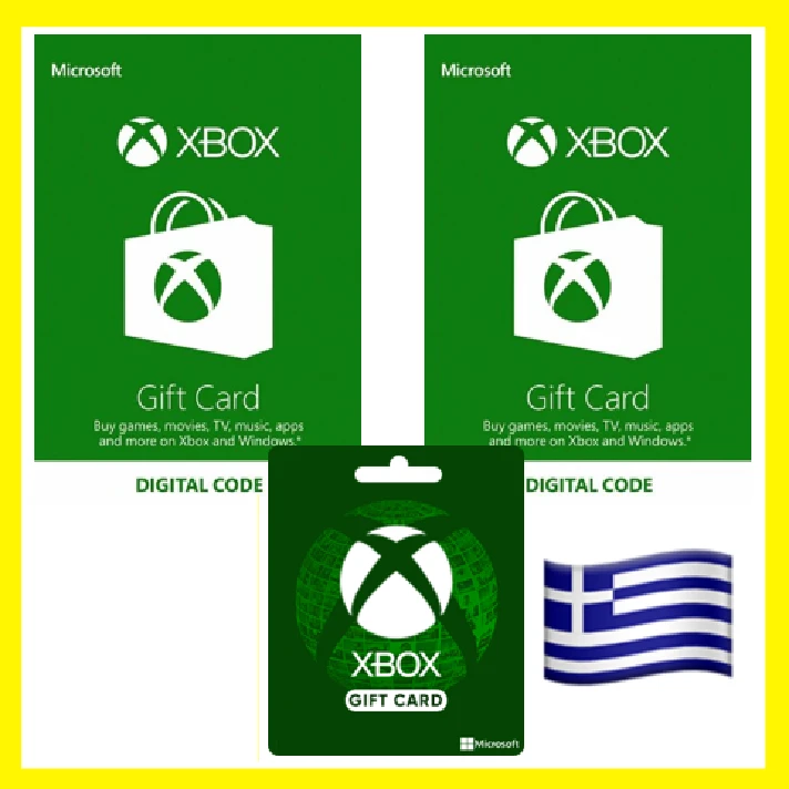 ⭐️GIFT CARD⭐🇬🇷Xbox Live Gift Card 5-200 EUR (Greece)