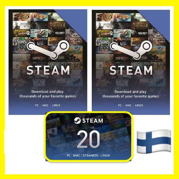 ⭐️GIFT CODE⭐🇫🇮 STEAM GIFT CARD Finland WALLET БАЛАНС