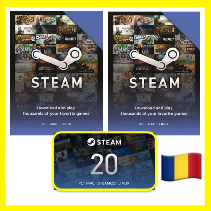 ⭐️GIFT CODE⭐ 🇷🇴 STEAM GIFT CARD Romania WALLET БАЛАНС