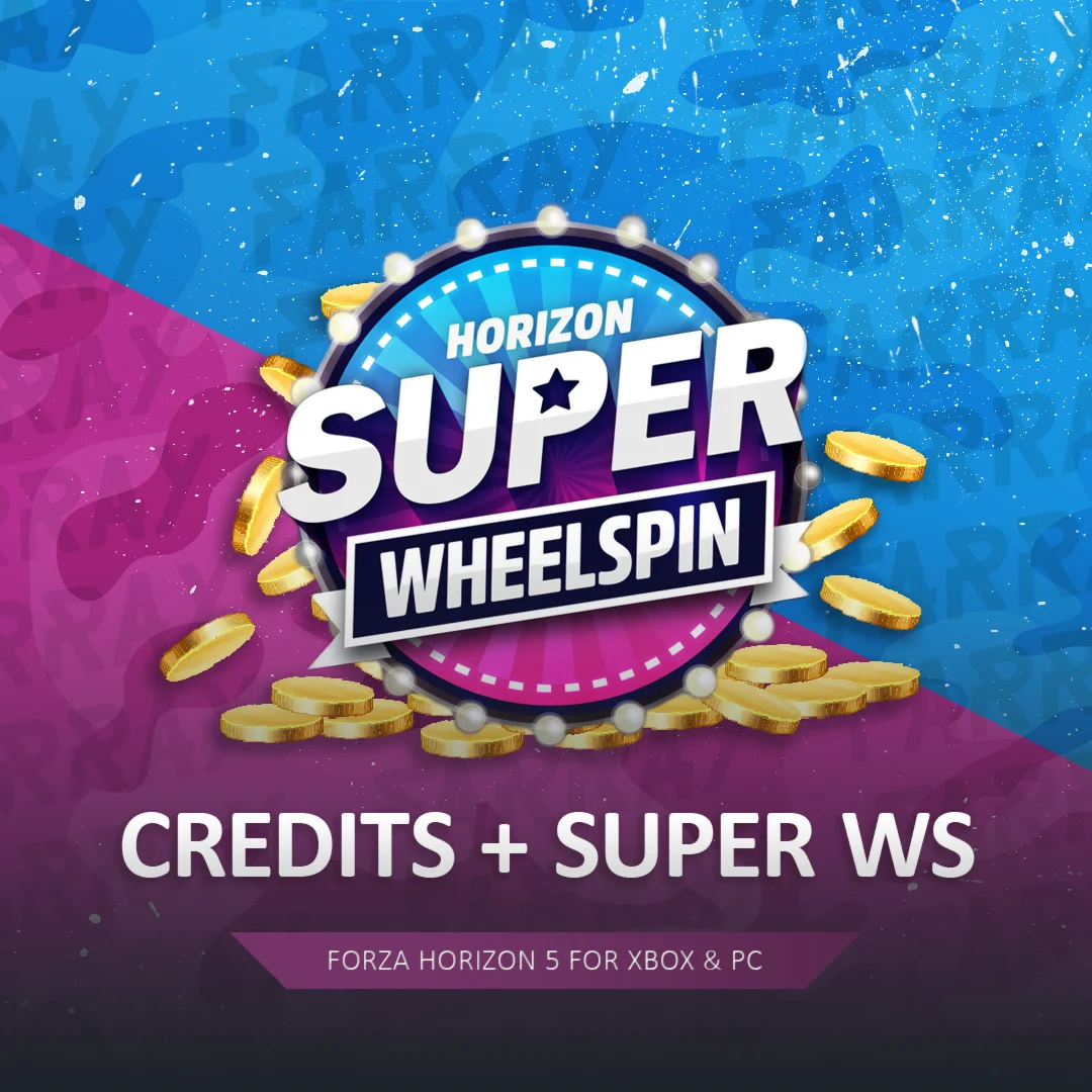 FH5 • КРЕДИТЫ CR + SUPER WHEELSPINS FORZA • XBOX/ПК