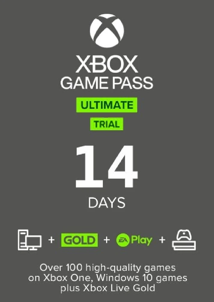 Xbox Game Pass Ultimate 14 дней (EA+Gold + Game Pass)