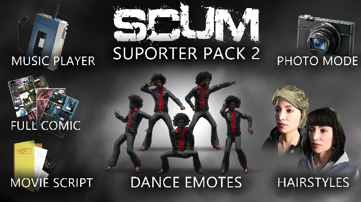 SCUM Deluxe 2 / Supporter Pack 2 · DLC Steam🚀AUTO💳0%