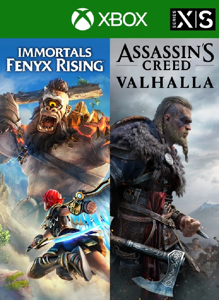 ❗ASSASSIN’S CREED VALHALLA +IMMORTALS FENYX RISING XBOX