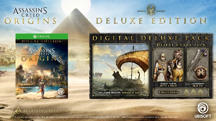 ❗ASSASSIN´S CREED ORIGINS - DELUXE EDITION❗XBOX ONE/X|S