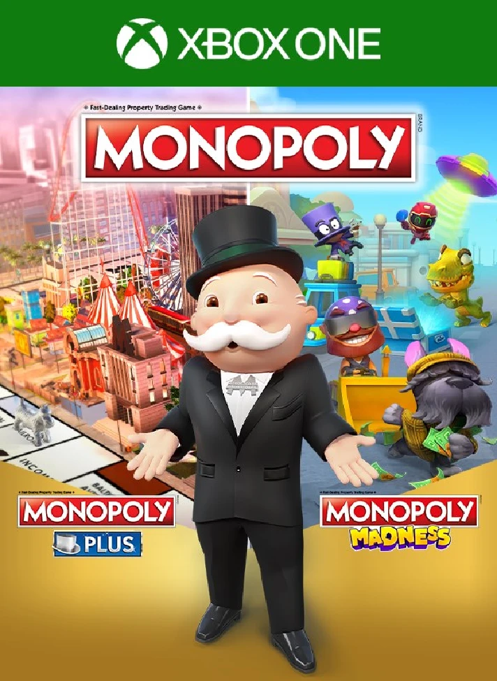 ❗MONOPOLY PLUS + MONOPOLY MADNESS❗XBOX ONE/X|S🔑KEY