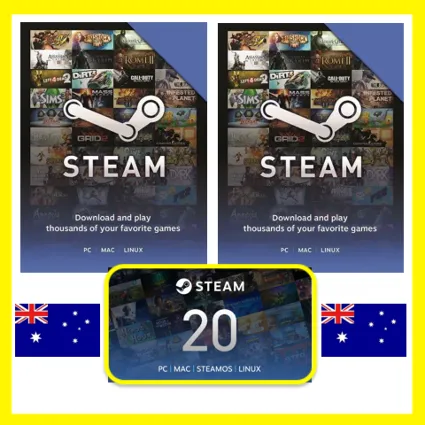 ⭐ ️СТИМ КАРТЫ ⭐ 🇻🇬Australia STEAM GIFT КОД Австралия AUD