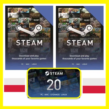⭐ ️СТИМ КАРТЫ ⭐ Польша STEAM GIFT КОД Poland PLN ПОПОЛНИТЬ
