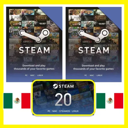 ⭐ ️СТИМ КАРТЫ ⭐ 🇲🇽 Mexico STEAM GIFT КОД Мексика MXN