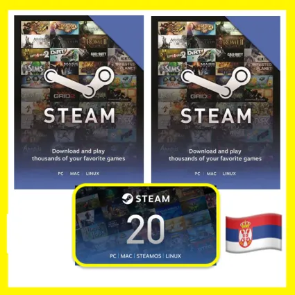 ⭐ ️СТИМ КАРТЫ ⭐ 🇷🇸 Serbia STEAM GIFT КОД Сербия EURO