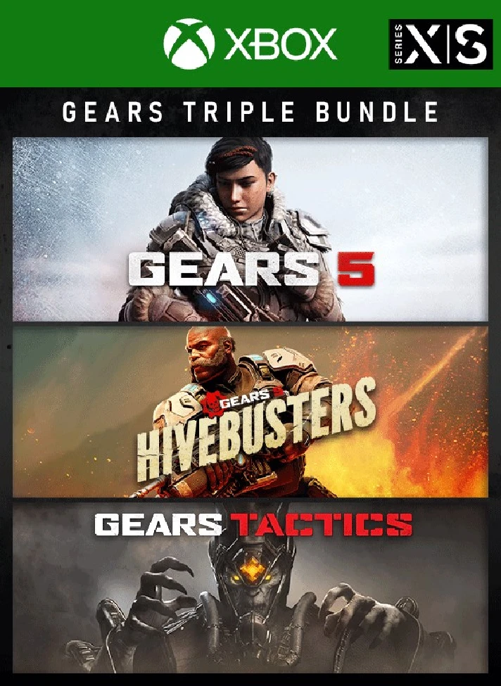 ❗GEARS TRIPLE BUNDLE❗XBOX ONE/X|S+PC🔑KEY❗