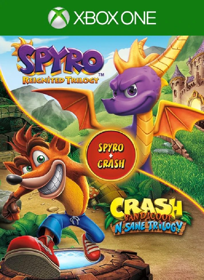 ❗SPYRO + CRASH REMASTERED GAME BUNDLE❗XBOX ONE/X|S🔑KEY