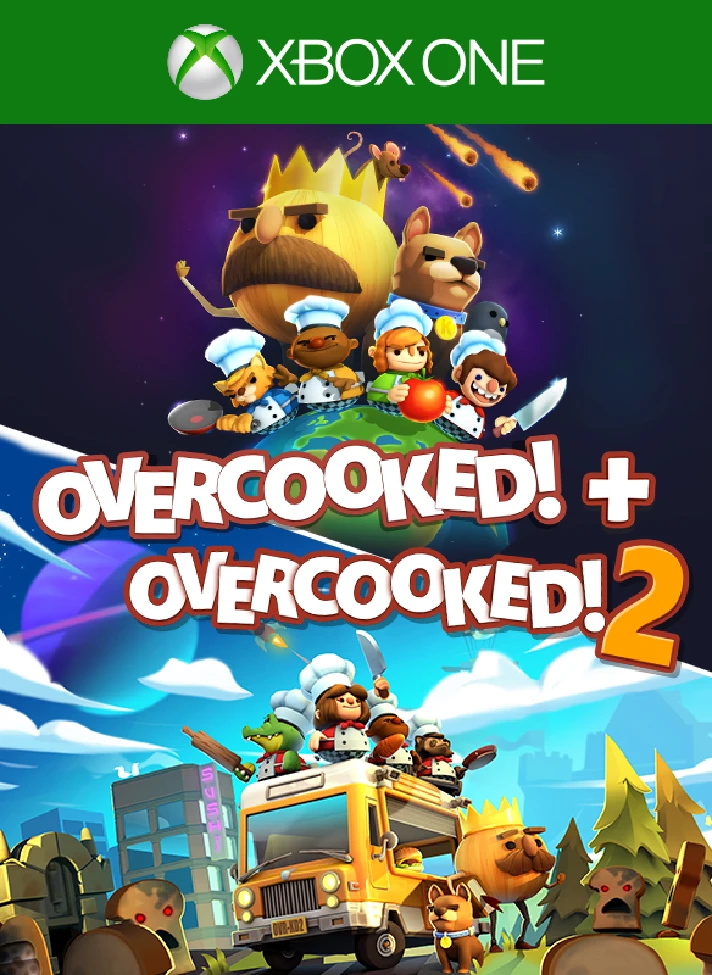 ❗OVERCOOKED! + OVERCOOKED! 2❗XBOX ONE/X|S🔑KEY❗