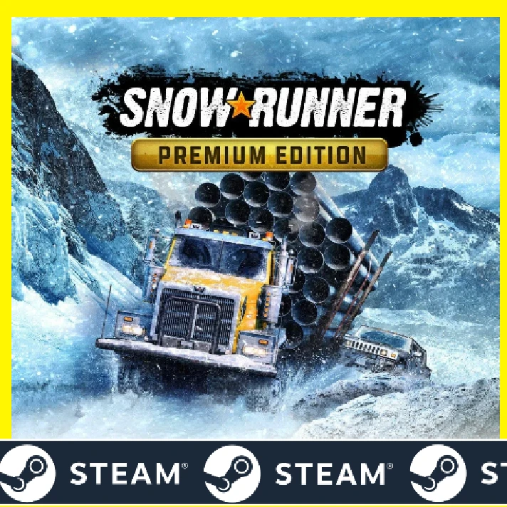 ⭐️ SnowRunner - Premium Edition  + DLC STEAM (GLOBAL)