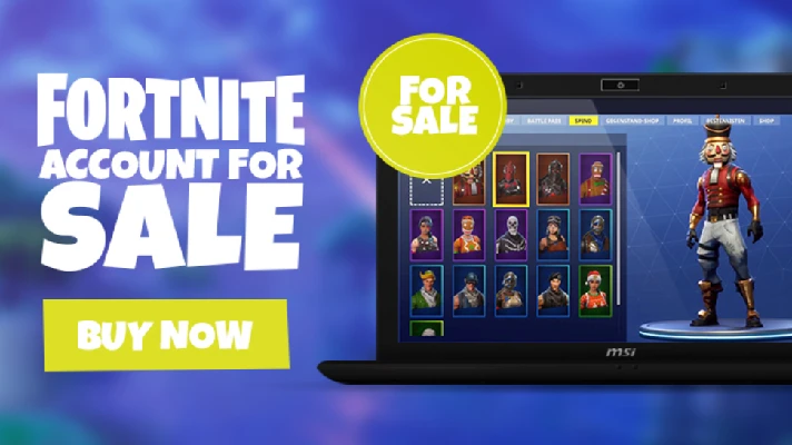 Fortnite 1-5 Skins Account - PC PS4 XBOX SWITCH