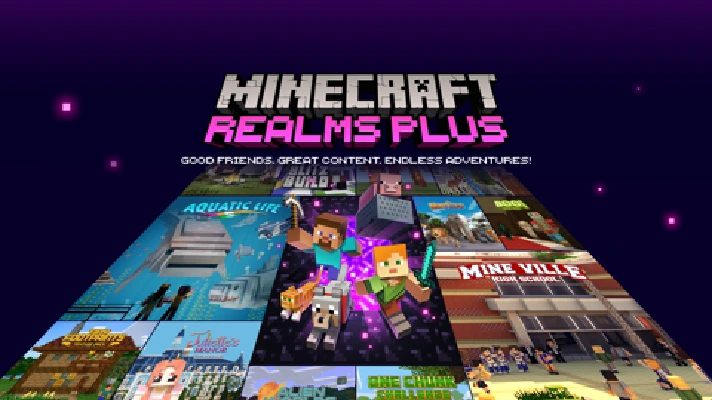 💎 MINECRAFT REALMS PLUS 3 MONTHS 🔑 CODE 🔑