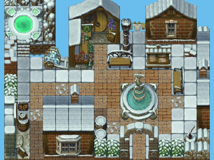 RPG Maker MZ - Grid Map Tiles  RPG Maker Edition DLC