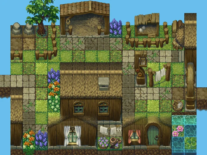 RPG Maker MZ - Grid Map Tiles  RPG Maker Edition DLC