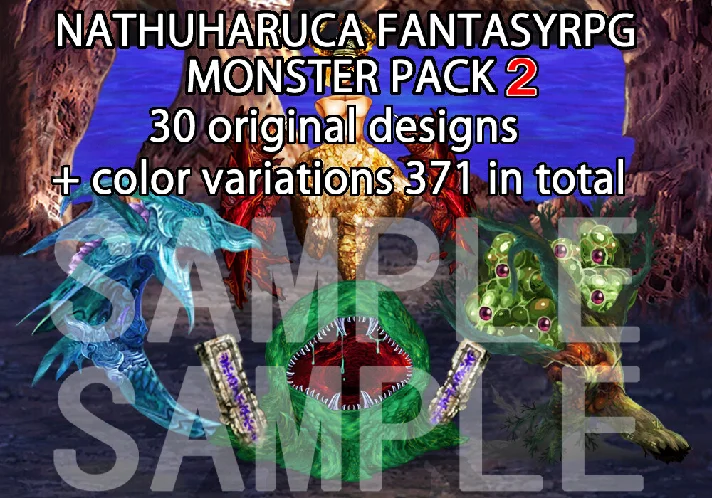 RPG Maker MZ - NATHUHARUCA Fantasy RPG Monster Pack 2