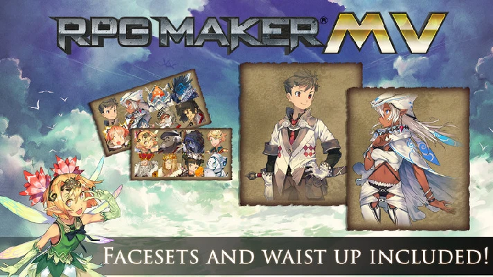 RPG Maker MZ - MV Cover Art Characters Pack DLC