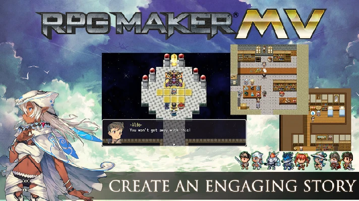 RPG Maker MZ - MV Cover Art Characters Pack DLC