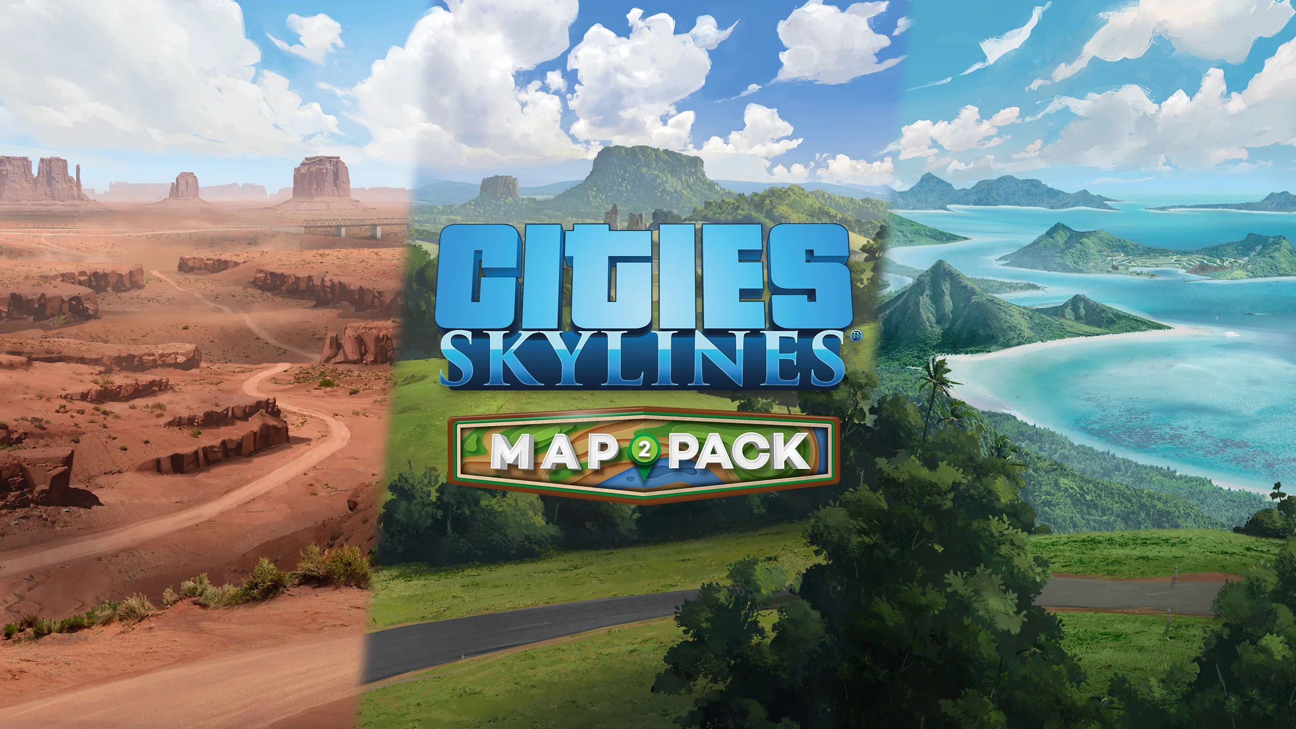  Cities: Skylines - Content Creator Pack: Map Pack 2