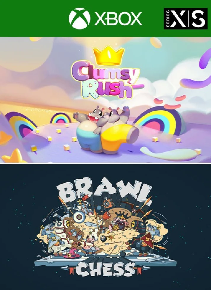 CLUMSY RUSH + BRAWL CHESS FAMILY BUNDLE❗XBOX ONE/X|S🔑