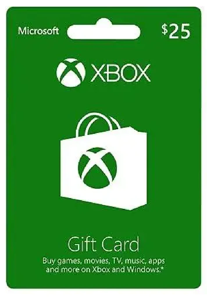 ✅Xbox Microsoft Gift Card 25 USD💲🔑(USA)