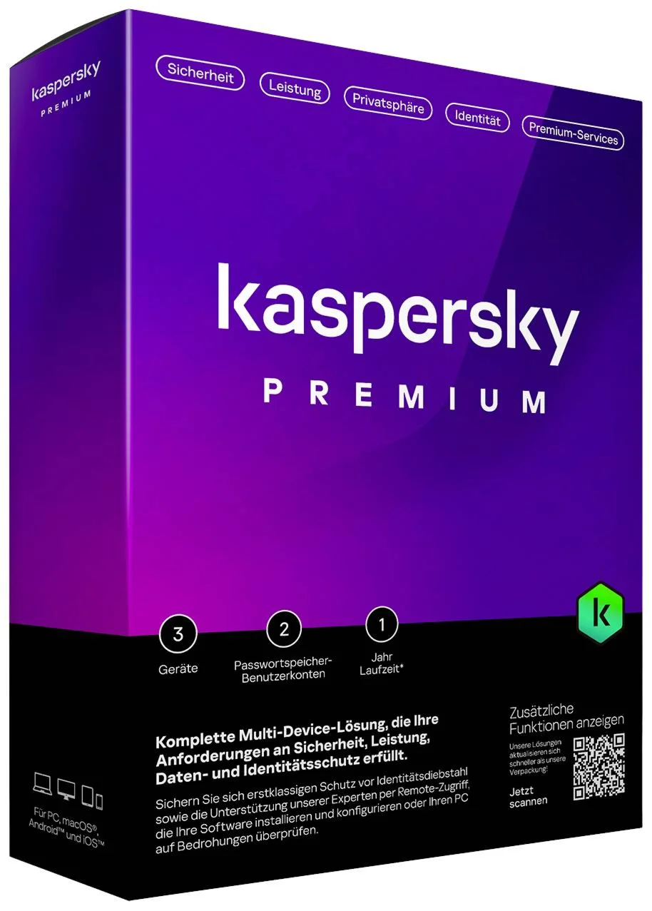 Kaspersky Premium ПОДПИСКА 1 ГОД - 2 УСТРОЙСТВА
