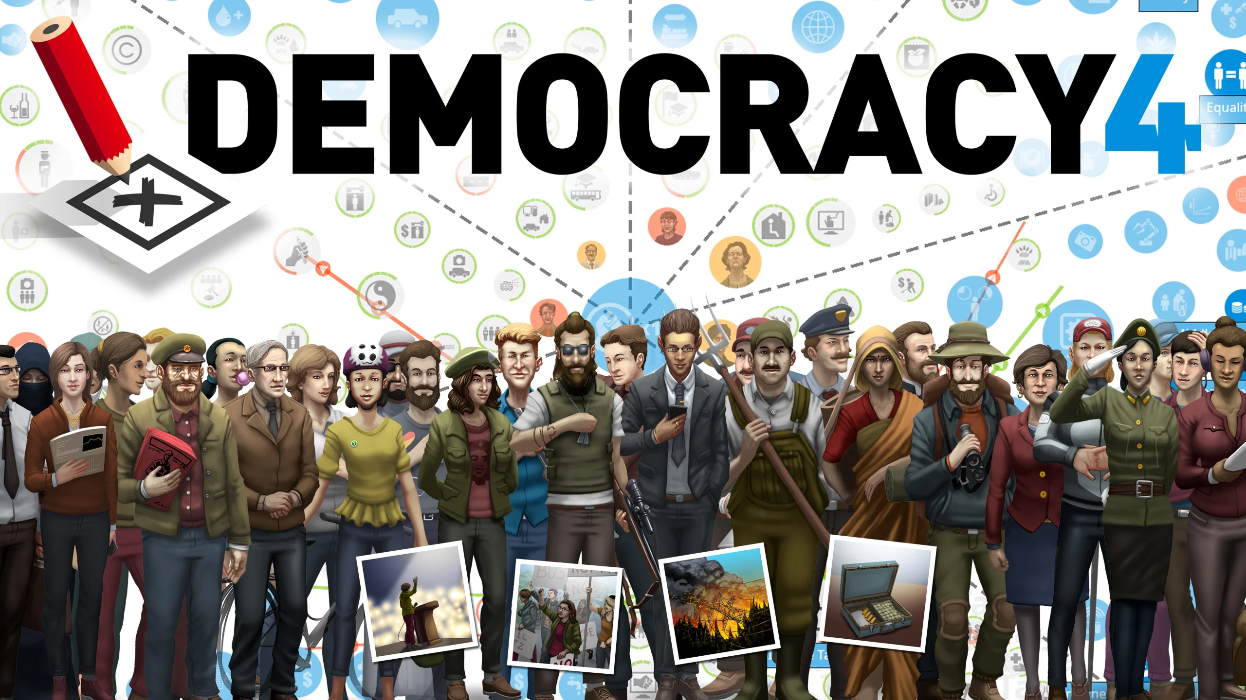  Democracy 4  Steam Ключ ???? Весь мир