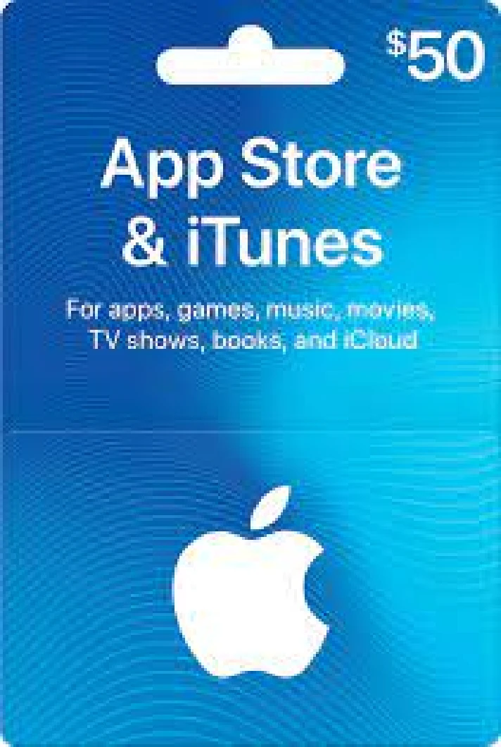 ITunes gift card 50 USD