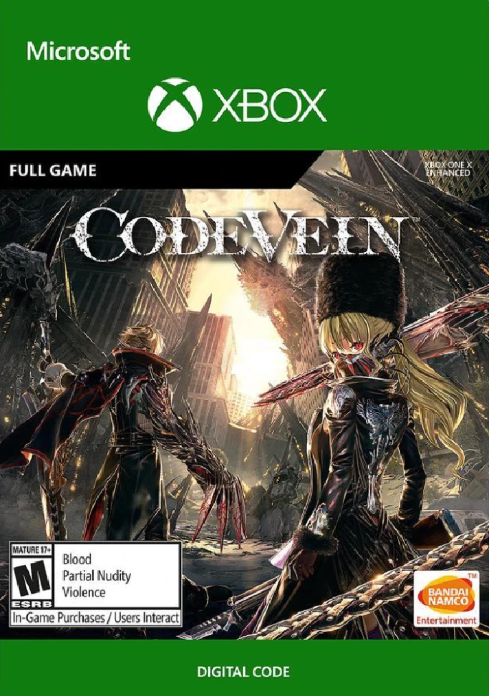 CODE VEIN ✅(XBOX ONE, SERIES X|S) KEY🔑