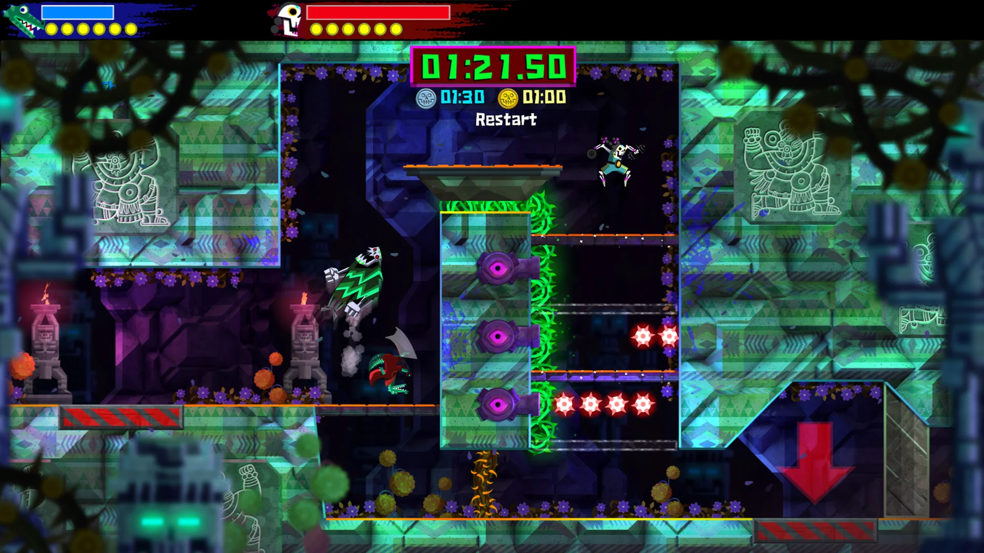 Guacamelee! 2 - The Proving Grounds (Challenge Level)