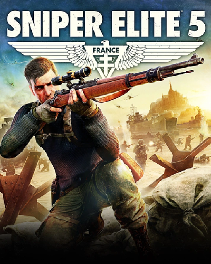 🔥Sniper Elite 5 + DELUXE EDITION STEAM KEY🔑RU/CIS +🎁